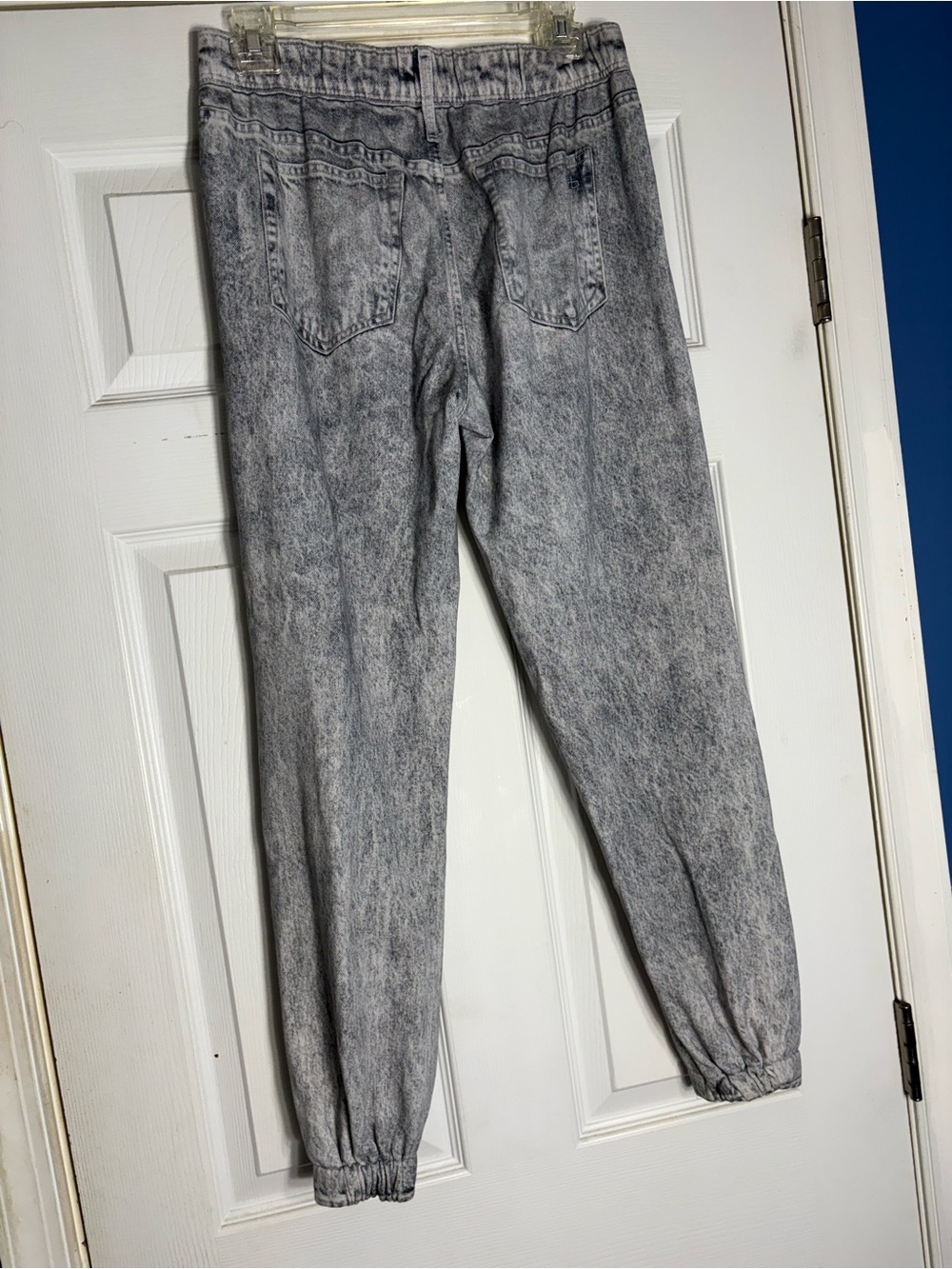 rag & bone Women's Acid-Wash Gray Relaxed Jeans - Picture 2 of 7